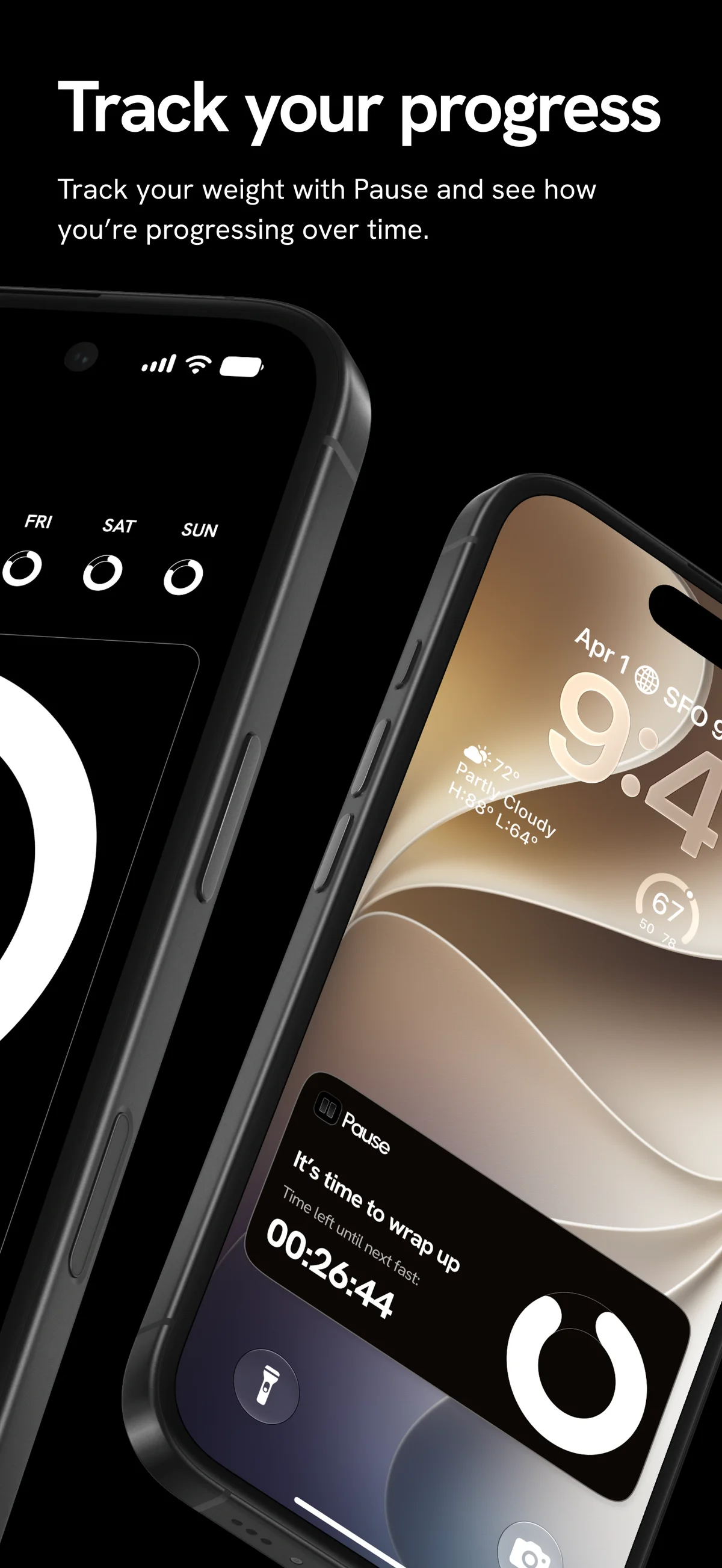 Pause — Track your progress