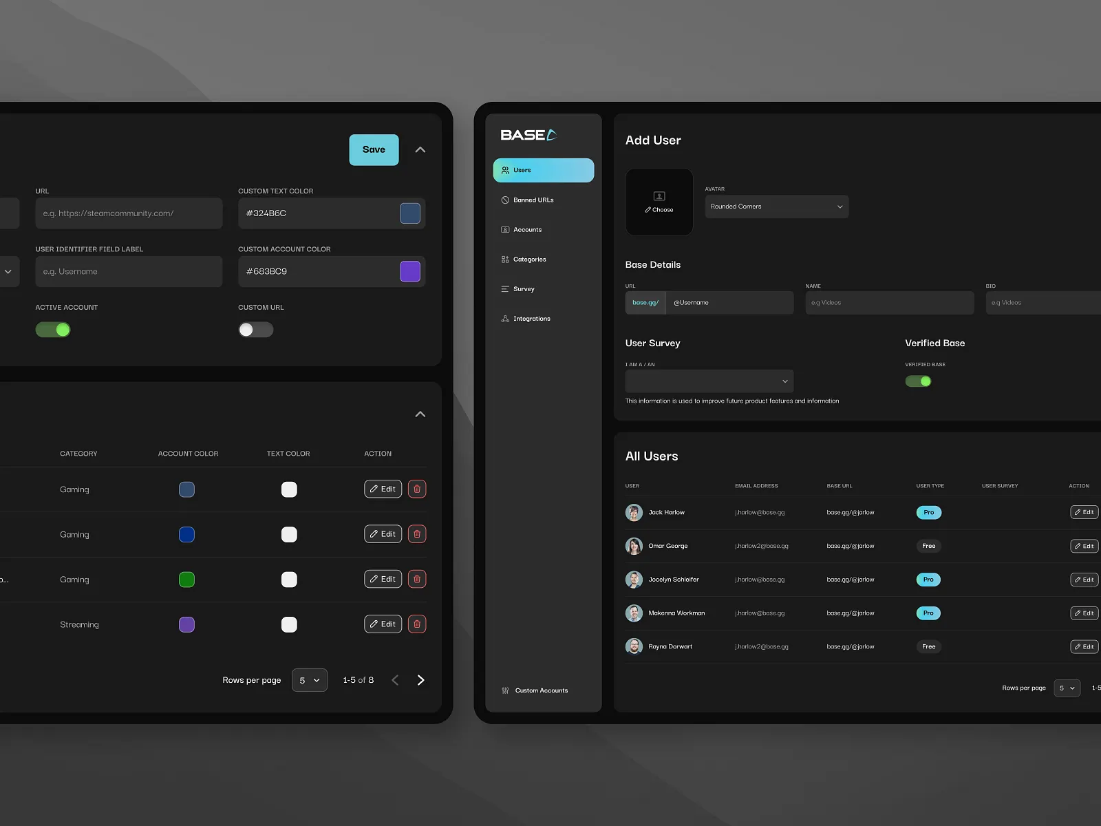 Base - Web App