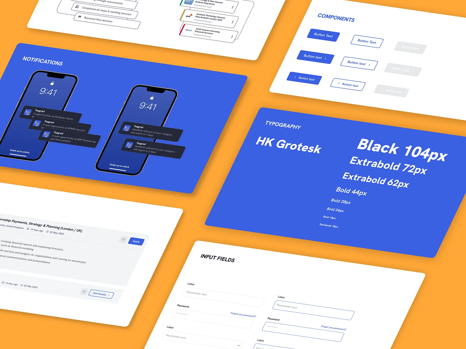 Topgrad - Design System & Components